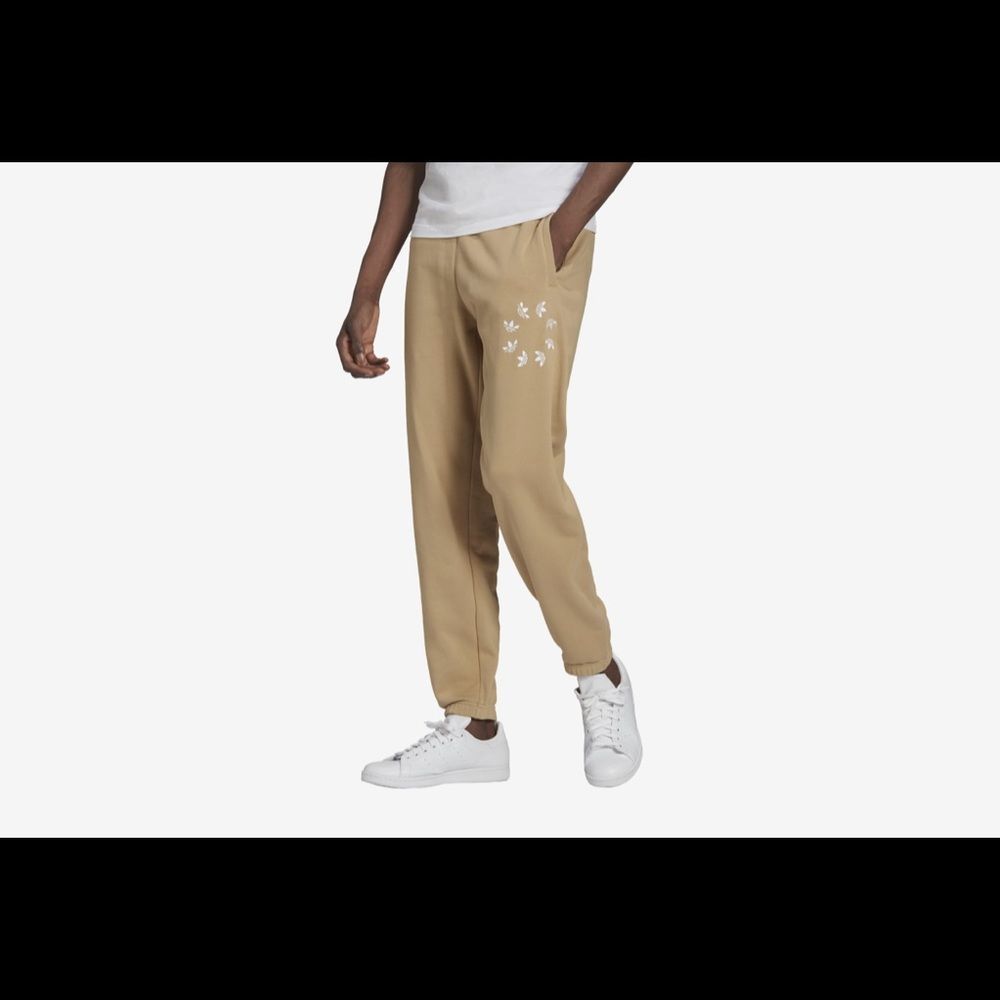 Adidas Beige Sweatpants Bold Fleece Pants